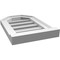 Ekena Millwork Octagonal Top Surface Mount PVC Gable Vent w/ 2"W x 2"P Brickmould Sill Frame, 12"W x 18"H GVPOT12X1803SF - alternate 4